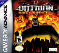 Batman Rise of Sin Tzu GameBoy Advance US box art